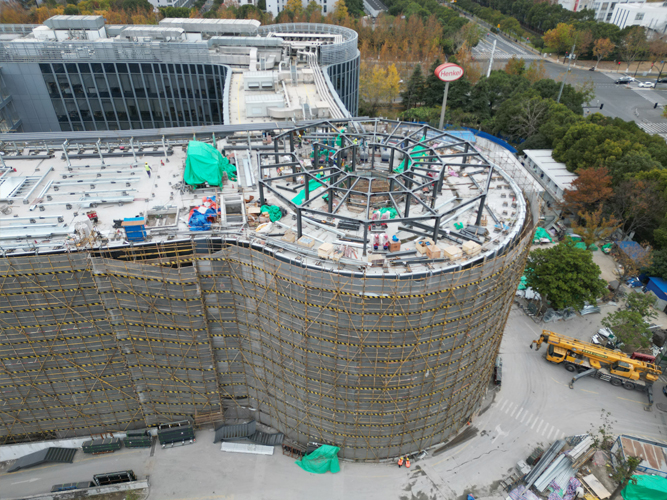 汉高创新研发中心三期新建设备钢支架及新建屋面暖通机房工程